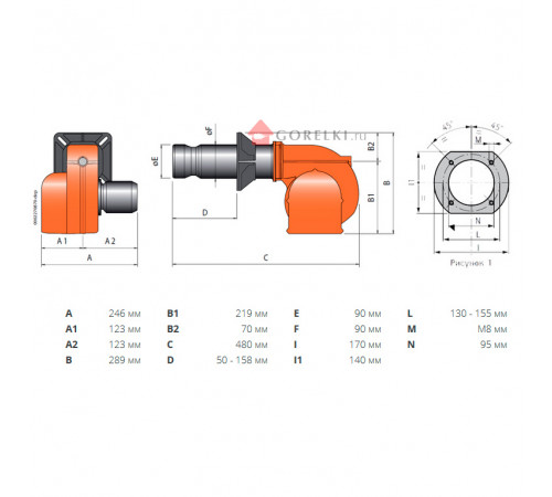 Дизельная горелка BALTUR BTL 10 H (60 - 118 кВт) Дизельная горелка BALTUR BTL 10 H (60 - 118 кВт)